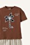 Embroidered T-Shirt Striped Shorts 2-Piece Set Baby Boy H7633A526Hs - 5