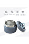 Mega Flex Bento Lunch Box 1864ml, Leakproof Lunch Container with Integrated 250ml Insulated Food Jar- Graphite - 7