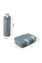 Steel Core Bento Lunch Box 839ml w/ SipSwitch Insulated Water Bottle 720ml | Stainless Steel Leakproof Meal Box – Graphite - 9