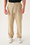 Elastic Waist Waffle Fabric |   Loose Fit Men's Trousers - 2