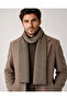 Herringbone Patterned Knitwear Scarf