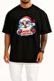 Oversize Merry Christmas New Year Chest Printed Unisex T-Shirt