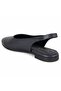 Maris Navy Blue Genuine Leather Women's Ballerinas - 5