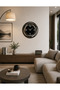 ساعة حائط من MDF بنمط هندسي لغرفة المعيشة والمكتب ومكان العمل |   40×40 سم - 5