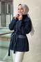 Pocketed Waist Belted Cap - 3