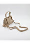 Women's Nira Model Adjustable Strap Gold Detailed Hand & Shoulder Bag - 3