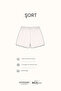 Women's Beige Knitted Stretch Shorts Premium Viscose Soft Textured Standard Fit Elastic Waist Comfortable with Pockets - 4