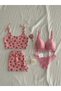 4-Piece Fraises Souriantes Strawberry Pajama Underwear Set