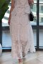 Ekru Color Lace Detail Long Skirt M38570 - 2