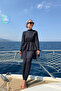 Princess Full Covered 2-Piece Hijab Swimsuit - Navy Blue - 5