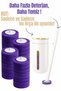 32 Pieces (4 Packs) (Lavender) Premium Detergent Disposable Toilet Cleaning Sponge |   Wall-Mounted Toilet Brush Replacement Sponge |   Scented Wc Brush Replacement Head, Cartridge - 3