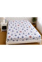 Double Patterned Fitted Sheet Set 140x200 Cm + 2 Pillowcases 50x70 - 4