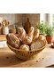 River World Presentation Bread and Fruit Bowl Appearance Natural Wicker Rattan Serving Bowl 31 cm - 3