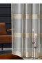 Tulle Curtain with Geometric Pattern, No Ironing Required, 1E 2-Layer Sparse Pleats, Suitable for Living Room, Kitchen, Balcony and Rooms. - 4