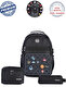 Set of 3 Children's Primary School Bags with Ultra-Luxury Accessories, Pencil Holder, Thermal Lunch Bag, Backpack
