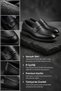 Men's Black Genuine Calfskin Classic Loafer Shoes |   Comfortable Sole Casual Classic Shoes - 4