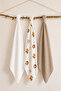 Multi-Purpose 3-Piece Muslin Cover & Blanket, Swaddle Cover 100% Cotton Fox Set