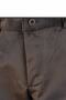 Men's Brown Winter Velvet Trousers with Ribbed Wool Inside and Side Pockets, Classic Cut - 7