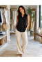 Women's 100% Cotton Muslin Judge Collar Sleeveless Buttoned Shirt Comfortable Fit Summer Blouse - 8
