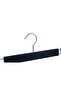 Wooden 8131 Latch Hangers for Pants and Skirts, Black Color, 4 Pieces - 4