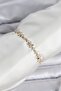 Gold Color Clover Model Zircon Stone Women's Bracelet with Elevator Chain