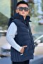 Boy's Hooded Puffer Vest - 7