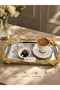 Special Luxury Handled and Footed Promise and Engagement Tray - Giftware Baton Serving Tray (33, x18cm) - 6
