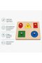 Montessori Shape Plates Geometric Shapes |   Wooden Toddler Geometry Find-And-Place Toy (1-3 Years Old) |   Toddler Materials |   Wooden Toy |   Preschool Education Materials