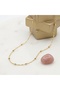 Cm Jewelry Stainless Steel Twisted Chain Ball Detailed Women's Necklace I Minimal Necklace with Special Box - 4