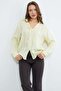 Buttoned Loose Shirt with Tie Front - 5