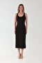 Basic Thick Strap Modal Dress - 8
