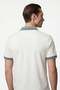 Men's Striped Detailed Short Sleeve Polo T-Shirt - 3