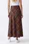 Women's Plaid High Waist Skirt - 4