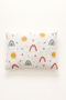 100% Cotton Muslin Newborn Baby Pillow 42X33 cm Bead Silicone Filled Set of 2 Pillowcase - 3
