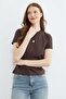Metal-Accented Crew Neck T-Shirt - 6