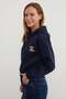 3 Yarn Teddy Bear Embroidered Hooded Sweatshirt - 2