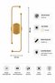 Noka Modern LED Duvar Apliği - 3