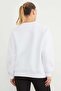 3 Thread Bow Embroidered Oversize Sweatshirt - 5