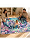 Unicorn Amaira Cushion Play Mat Rug – Soft Padded Carpet with Non-Slip Backing - 2