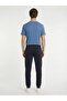 Indigo Crew Neck 100% Cotton T-Shirt - 4