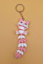 Long Tail Series Cat Figurine Movable Keychain (Large Size-12Cm) - Bag Ornament Charm - 3