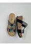 24Y101 Wedge Heel Heel Rhinestone Ethnic Women's Slippers - 3