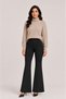 Winter Fleece Inside Black High Waist Dallgish Fabric Spanish Leg Gathering Tights 3X4X5X6XL - 3