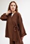 Linen Kimono Brown - 4