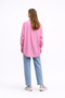 Oversize Striped Shirt Pink - 2