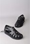 22317 Alena Genuine Leather Comfort Women's Sandals Black - 5