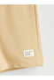 Two Mt Shop Quality Lcw Kids Beige Elastic Waist Boys' Shorts - 3