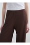 Trendlucky Women's Textured Trousers with Elastic Waist and Difference in Color - 3