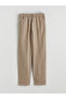 Two Mt Shop Quality Lcw Kids Beige Elastic Waist Boys' Trousers - 2