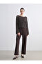 Esvab • Modern & Distinctive Wide-Leg Women's Trousers with Waist Drawstring - 2